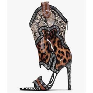 Cape Robbin Rhinestone Cowboy Boots for Women - Black Western (Nayaye)